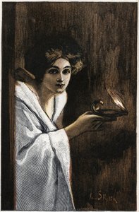 kuvitus JAN STYKA (1858-1925) Henryk Sienkiewiczin romaaniin "Quo Vadis".
