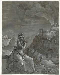 Kassandra suree Troijan kukistamista. 1550-55