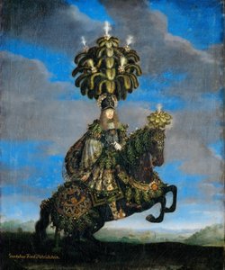 Gundakar, prinssi Dietrichstein 1623-1690 hevosbaletin asussa, 1667