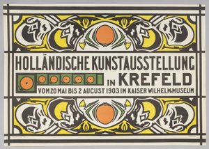 Holländische Kunstausstellung (Hollannin taidenäyttely Krefeldissä) tekijältä Johan Thorn Prikker