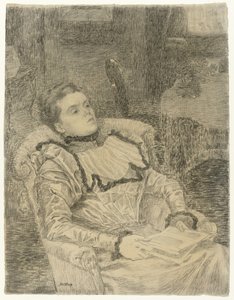 Annie Tooropin muotokuva tekijältä Jan Toorop