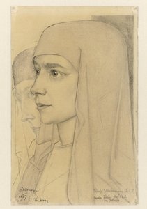 Retrat de Treesje Westermann, mare Thérèse Huf van Bethaniëfinnish tekijältä Jan Toorop