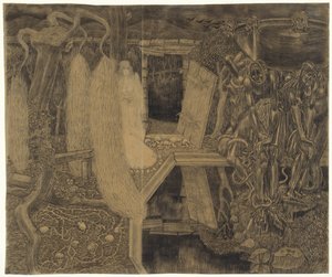 Vanha surujen puutarha Muinainen surujen puutarha tekijältä Jan Toorop