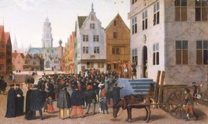 Ecce Homo (öljy puulle) tekijältä Jan Van Wechelen