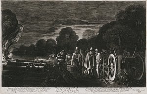 Neljä elementtiä, Tuli (Ignis), c. 1614–1622 (etsaus) tekijältä Jan Van de II Velde