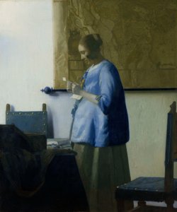 Briefleserin Blaussa