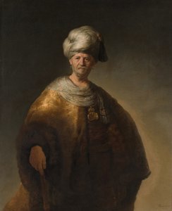 Itämainen aatelinen tunnetaan myös nimellä Slaavilainen aatelinen - Rembrandt van Rijnin maalaus tekijältä Johannes Vermeer