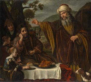 Abraham eroaa Lootin perheestä, n. 1655-65.
