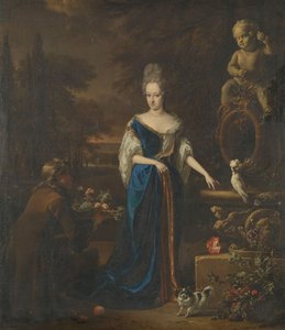 Silvester van Tongerenin vaimon Maria Corneliszin muotokuva tekijältä Jan Baptist Weenix