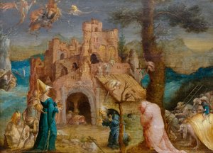 Pyhän Antoniuksen kiusaus, 1500-luvun ensimmäinen puolisko..