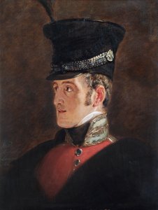 Kenttämarsalkka Sir John Colbornen muotokuva, brittiläinen sotilas, 1821. tekijältä Jan Willem Pieneman