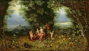 Maan allegoria tekijältä Jan and Balen, Hendrik van Brueghel