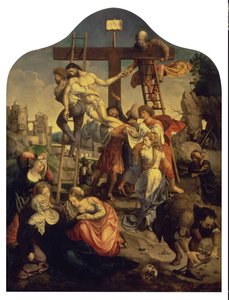 Huonekalut ja erilaiset esineet 1100- ja 1300-luvuilta tekijältä Jan Gossaert
