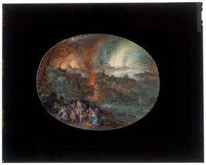 Aeneas ja Anchises tekijältä Jan the Elder Brueghel