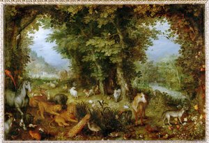 Le Paradis terrestre - Maanpäällinen paratiisi ... tekijältä Jan the Elder Brueghel