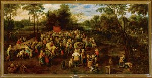 Hääjuhla ... (maalaus kankaalle) tekijältä Jan the Elder Brueghel