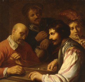 Tric-Trac-pelaajat majatalossa, n. 1623-5