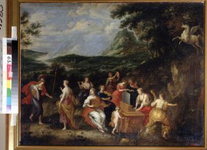 Pallas Athena ja Muses tekijältä Jan van Balen