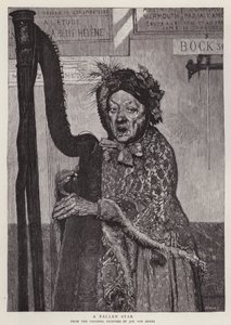 Pudonnut tähti (litho)