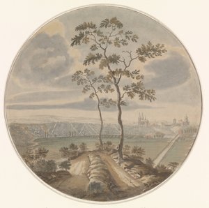 Näkymä Kleven kaupunkiin tekijältä Jan van Call (I) (attributed to)