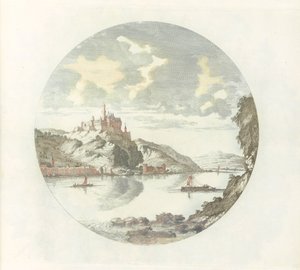 Näkymä Rheinfelsin linnalle Reinillä