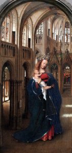 Saksaksi: Die Madonna in der Kirche Madonna kirkossa tekijältä Jan van Eyck