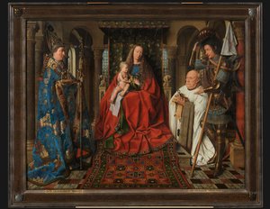 Madonna ja kanonik Joris van der Paele tekijältä Jan van Eyck