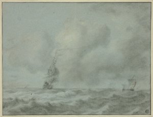 Veneitä valtamerellä tekijältä Jan van Goyen