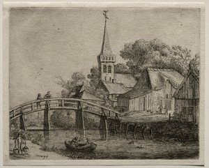 Puinen silta tekijältä Jan van Goyen