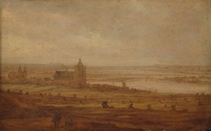Näkymä Arnhemiin tekijältä Jan van Goyen
