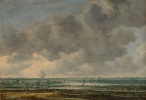 Näkymä Haarlemista ja Haarlemmer Meeristä, 1646.