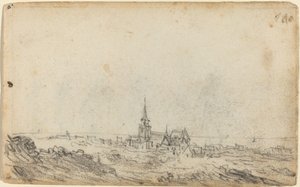 Näkymä Scheveningeniin [recto] tekijältä Jan van Goyen