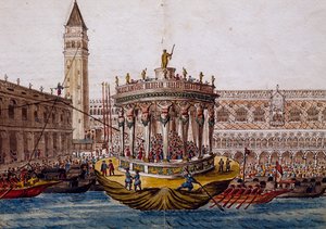 World Theatre, turnaus Venetsiassa Brotherhood of Knights of Garter tekijältä Jan van Grevenbroeck