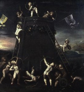 Cupidien sota tekijältä Jan van Hoey