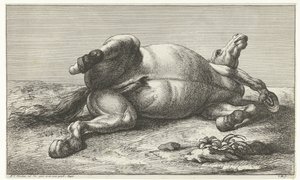 Kuollut hevonen makaa vasemmalla kyljellään Dead Horses (sarjan nimi)