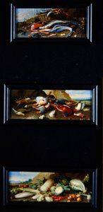 Asetelmakuvat - kala, riista, vihannekset tekijältä Jan van Kessel the Elder