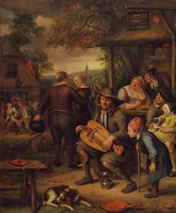 The Hurdy Gurdy Player tekijältä Jan van Kessel