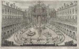 Karuselli Hofburgissa Wienissä Baletti hevosen selässä Espanjan keisari Leopold I:n ja Margaret Theresan häiden kunniaksi (sarjan nimi)