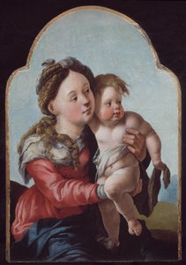 Madonna ja lapsi tekijältä Jan van Scorel