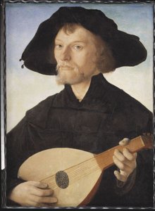 Luuttisoittajan muotokuva tekijältä Jan van Scorel