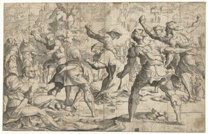 Lapidació de Stephanus Finnish tekijältä Jan van Scorel