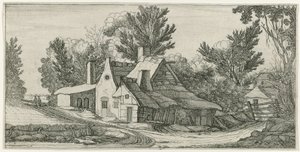 Maisema maatiloilla tekijältä Jan van de Velde (II) (manner of)