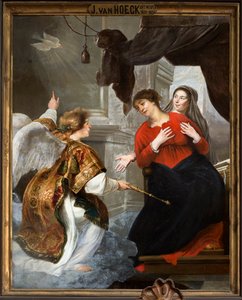 Seurakuntakirkko (Parish Church Our Lady). Sisustus. maalaus. tekijältä Jan van den Hoecke