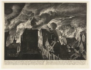 Elandsgrachtin raskaan tulipalon sammuttaminen, 1679 Swaaren palaa Amsterdamiin, d