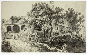 Mill by the Stream tekijältä Jan van der Straet