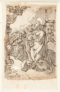 Agony in the Garden tekijältä Jan van der Straet, called Stradanus