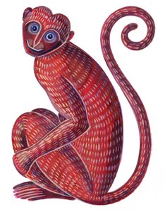 Apina, 1996, (tussi ja guassi) tekijältä Jane Tattersfield
