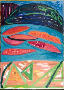 Olemme vain voittamattomia (II), 2007 (öljy kankaalle)
