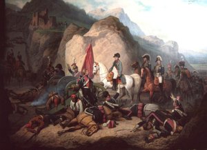 Napoleon Somosierran rotkossa tekijältä January Suchodolski