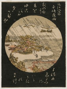 Yösade Karasaki-mäntyllä sarjasta Eight Views of Ōmi